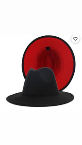 Red bottom hat